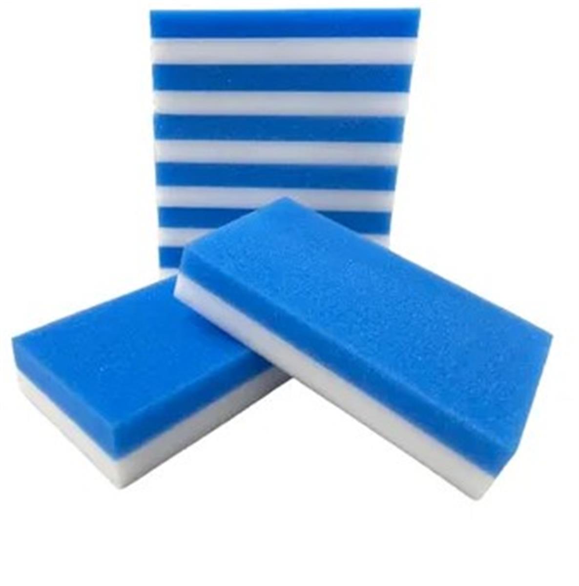 Magic spons Blauw/wit
